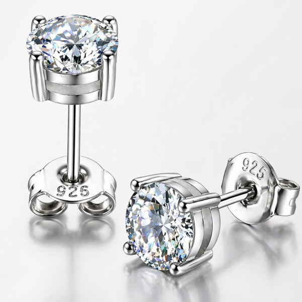 Carat moissanite earrings, 1 unit