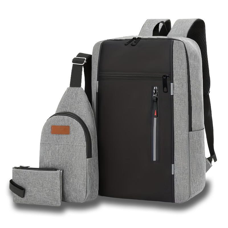 Women’s backpack set for spring and summer travel, 3 pack