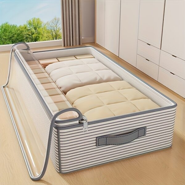 Large clothing storage bag with a flip-top transparent window, 1 unit