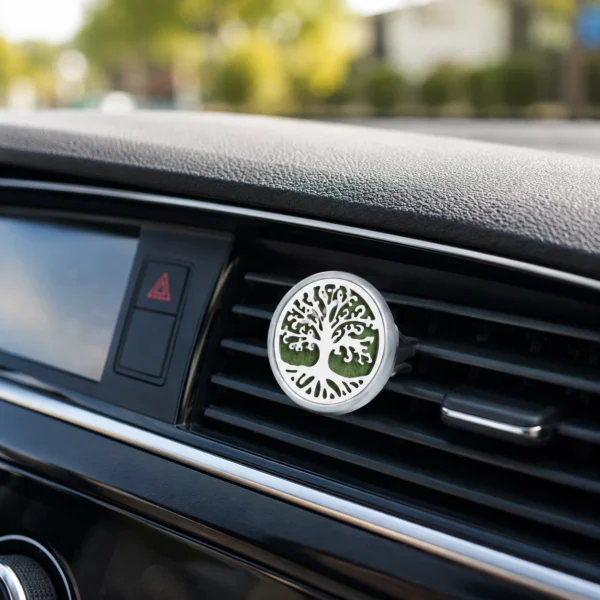Refillable car air freshener perfume diffuser clip, 1 unit