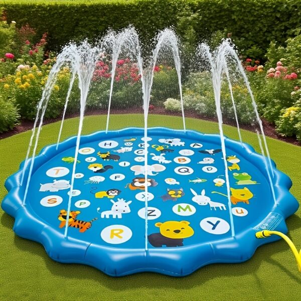 Extra large inflatable sprinkler pad for kids, 1 unit