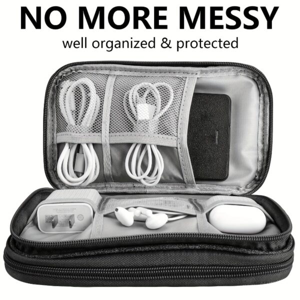 Travel organizer with various pocket sizes, 1 unit