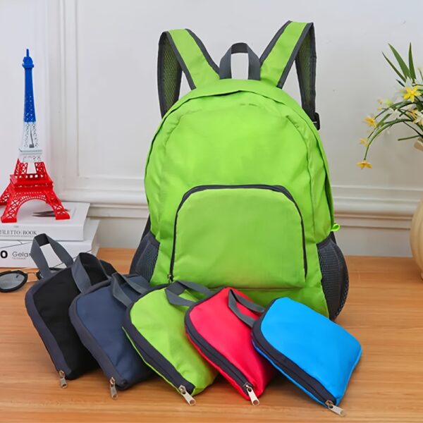Foldable backpack travel bag, 1 unit