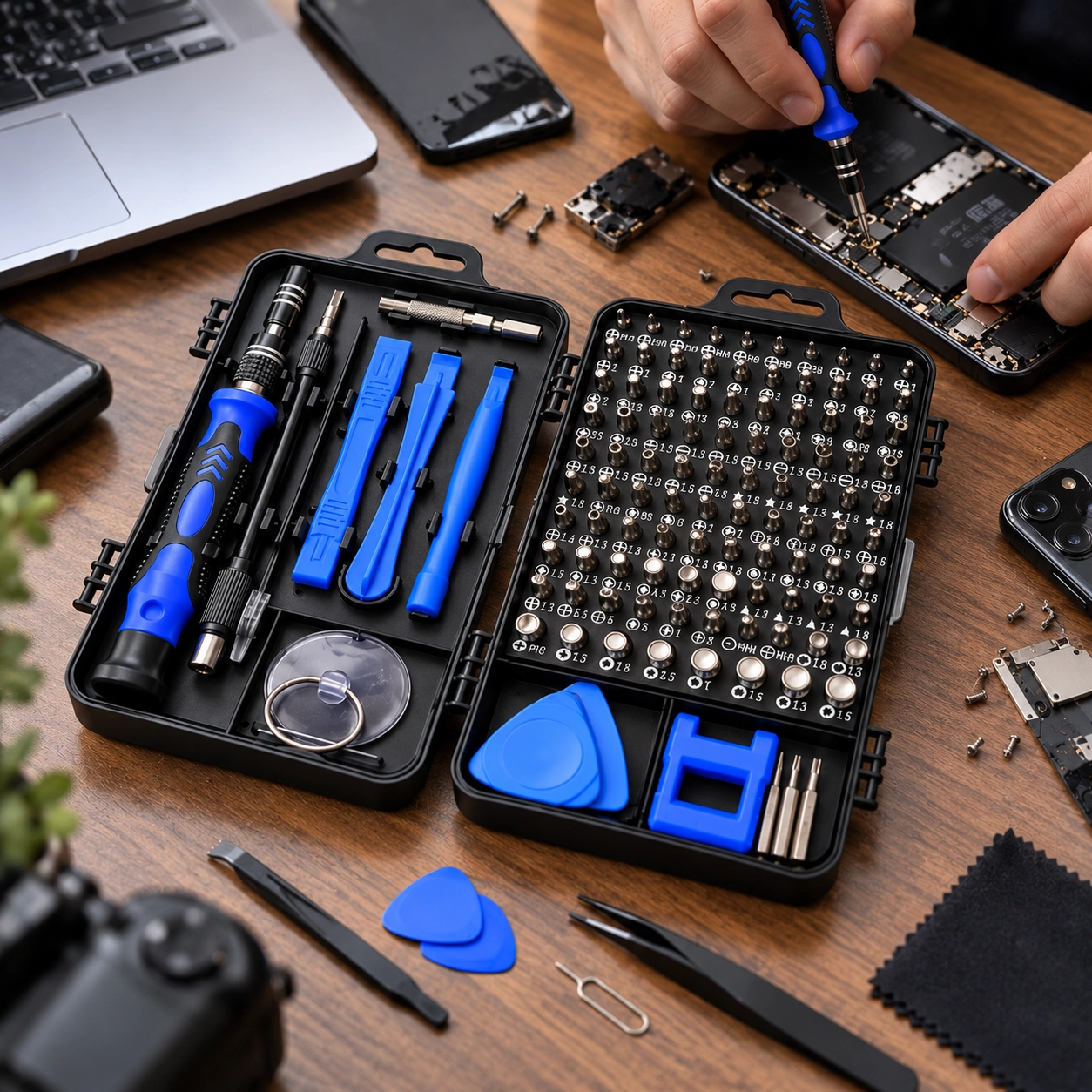124-Piece Precision Screwdriver Repair Tool Kit