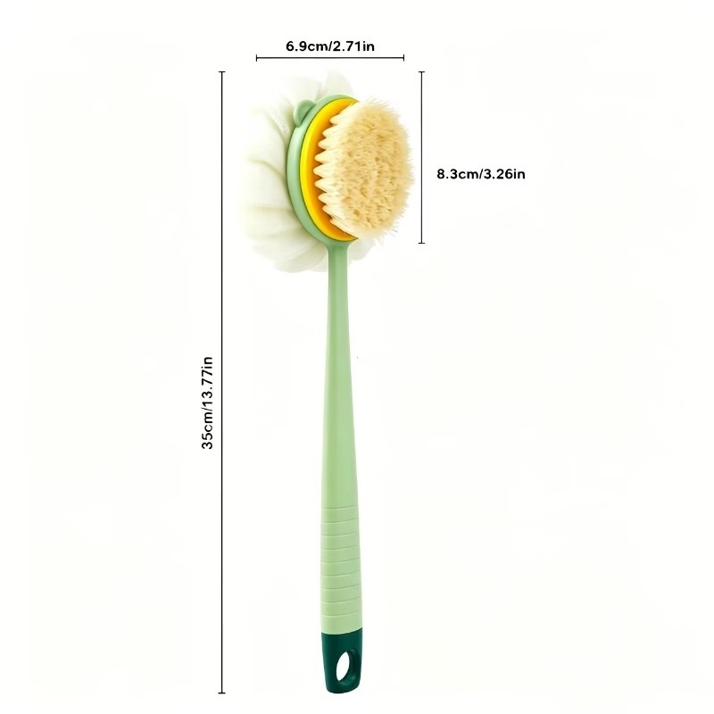 Long Handle Loofah Back Scrubber Brush Set - Image 6