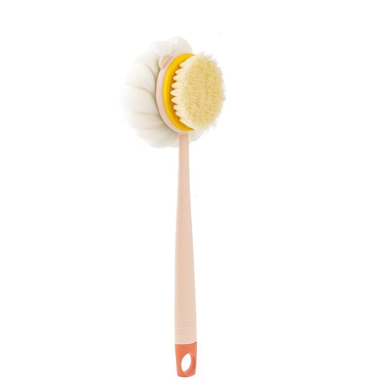 Long Handle Loofah Back Scrubber Brush Set - Image 2