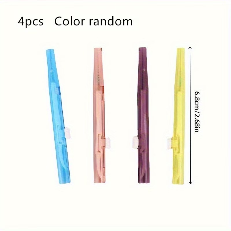 4pcs Mobile Phone Retractable Cleaning Set - Multi-Functional Mobile Phone And Earphone Cleaning Kit - Mobile Phone Cleaning, Repair And Restoration - of Mobile Phone And Tablet Charging Ports - Lightning Cable And Connectors - Easy to Store And Carry Design