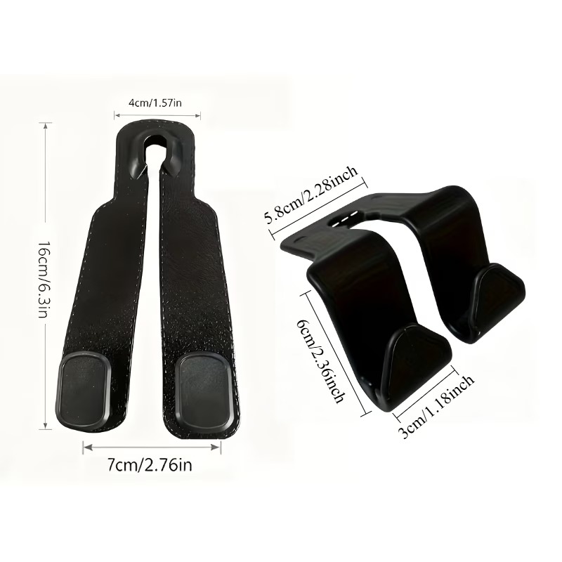 3-Piece Car Headrest Hidden Hook Set - Image 6