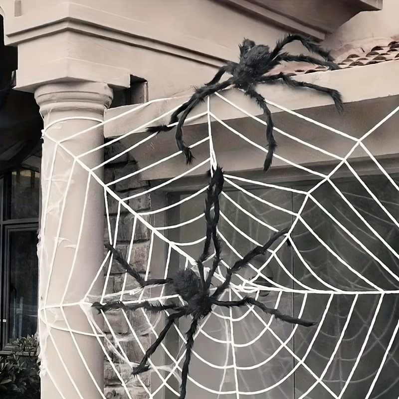 2-Piece Giant Halloween Spider Decorations