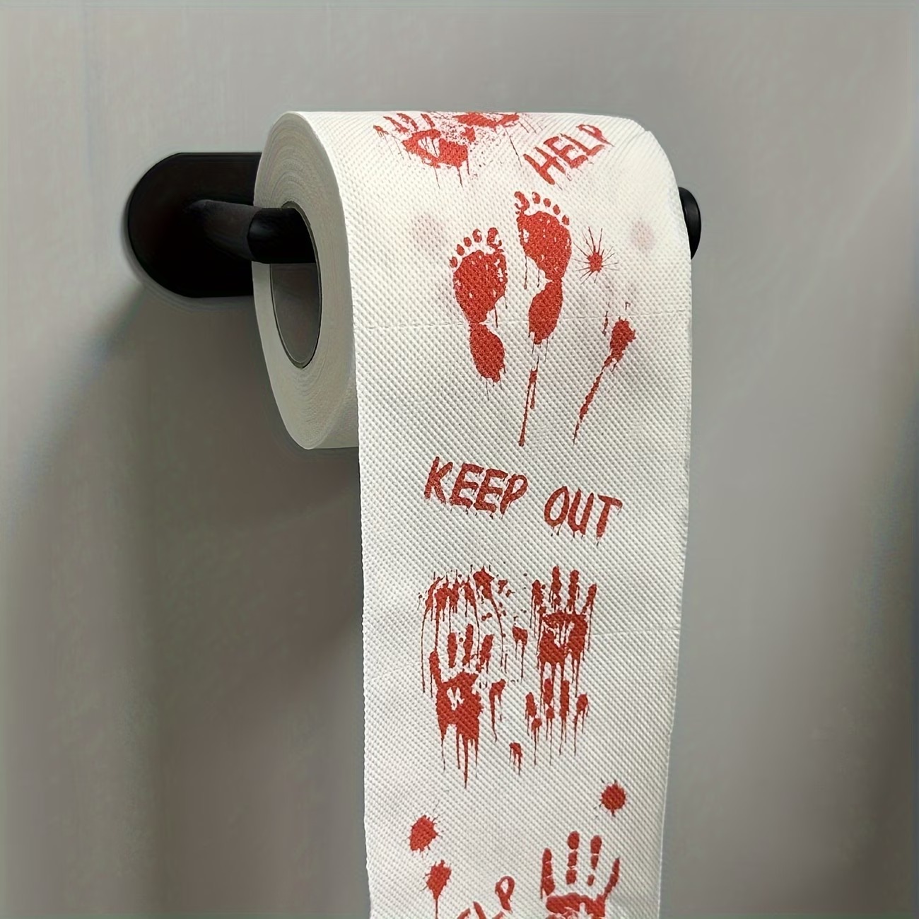 SOS Bloody Handprint Halloween Tissue Roll