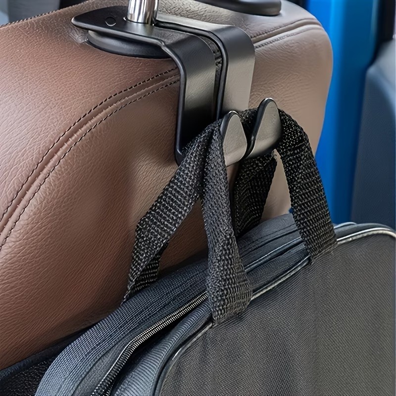 3-Piece Car Headrest Hidden Hook Set