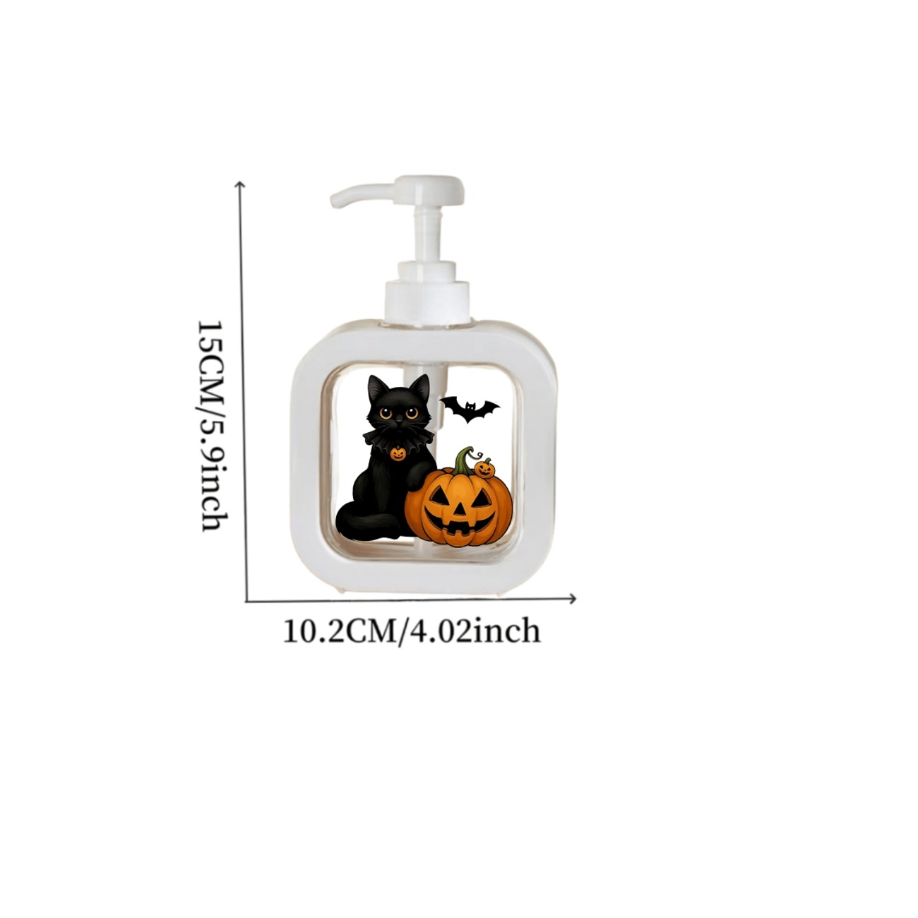 Halloween Black Cat & Bat Soap Dispenser - Image 5