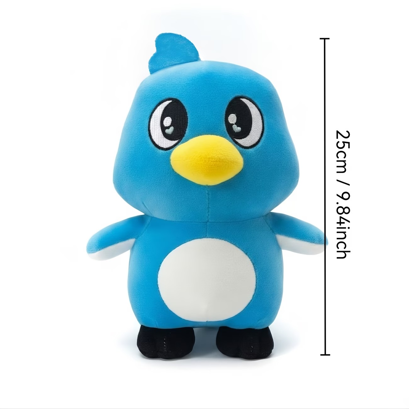 Blue Cartoon Penguin Plush Toy – 25 cm - Image 4