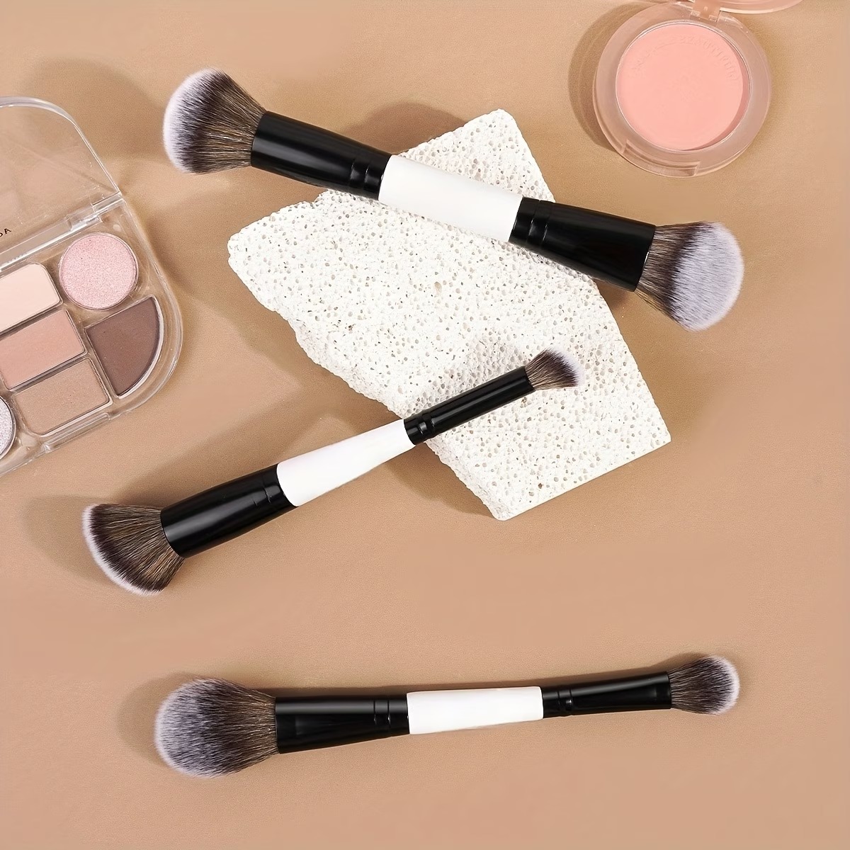 3-Piece Double-Ended Makeup Brush Set - Image 6