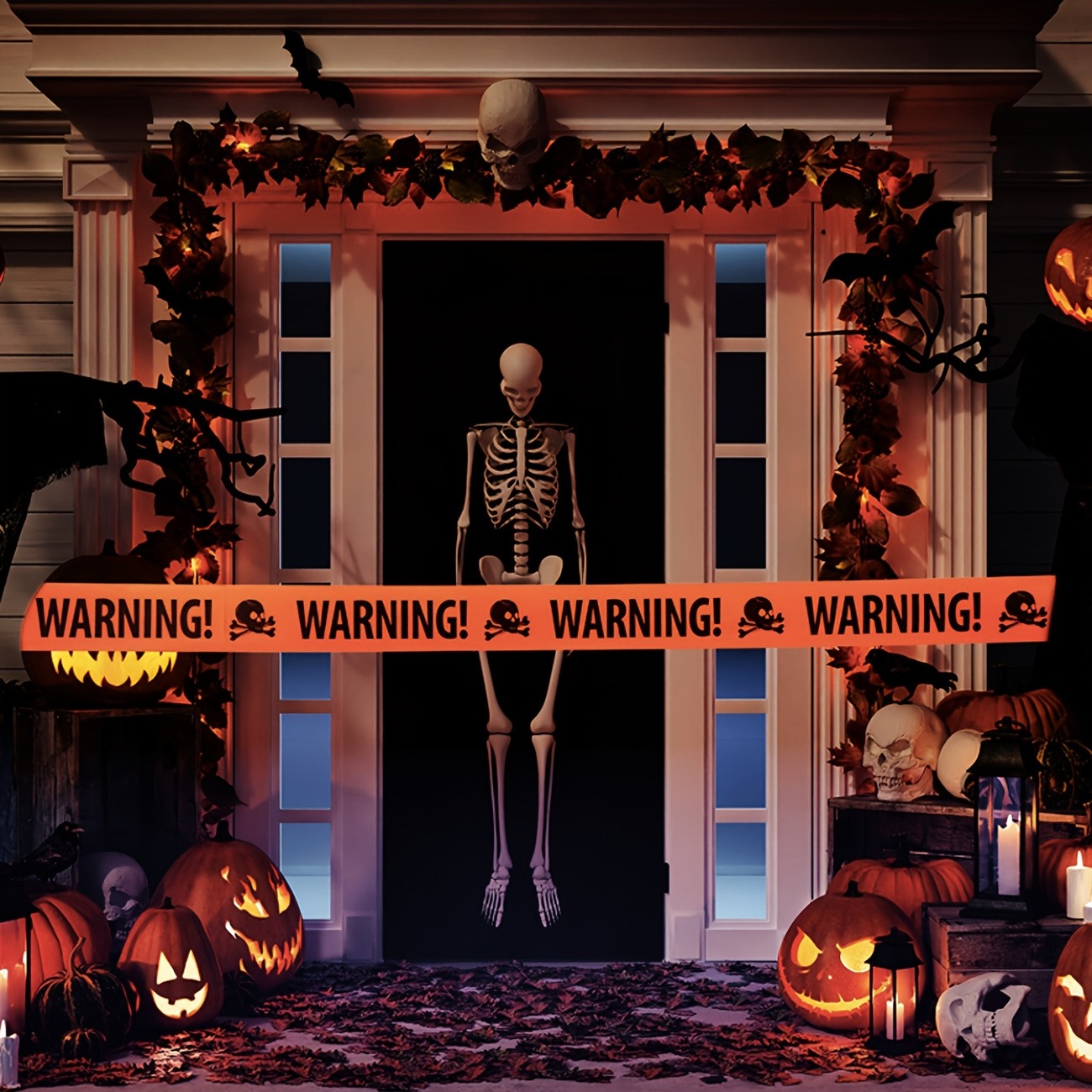2PCS Halloween Warning Caution Tape – 33FT