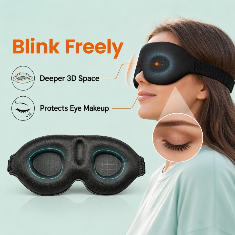 3D Contoured Sleep Mask - Image 4