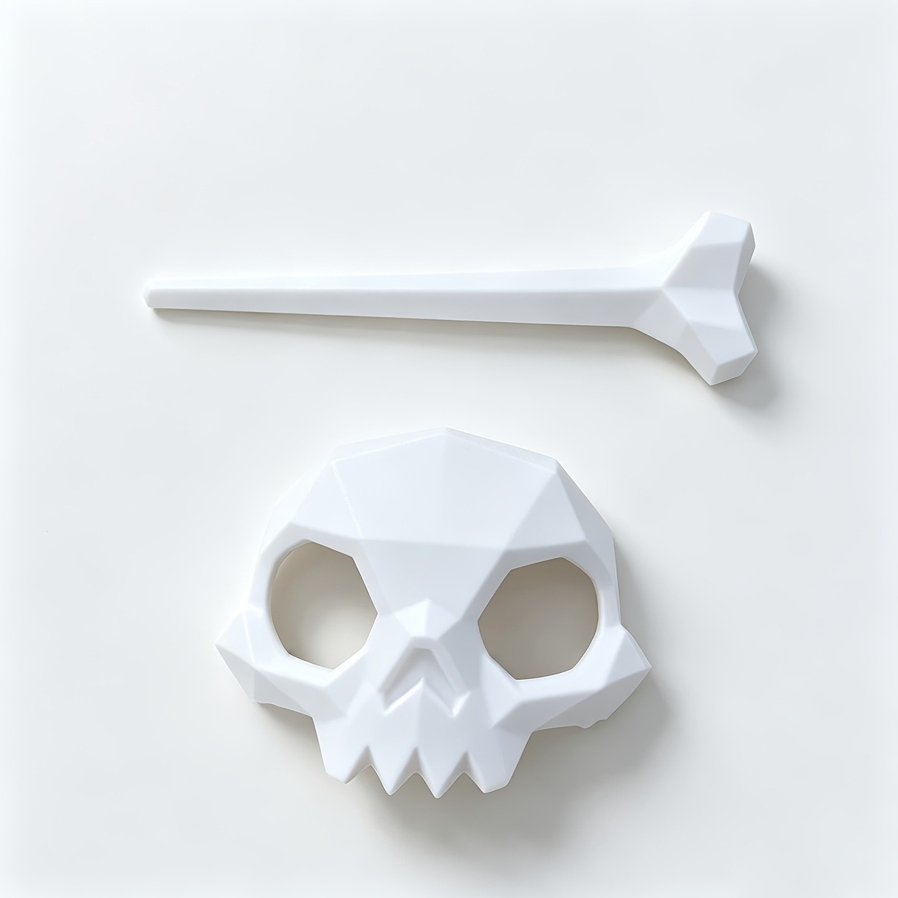 Gothic Skull Hair Clip – Punk Halloween Hair Accessory - Image 3
