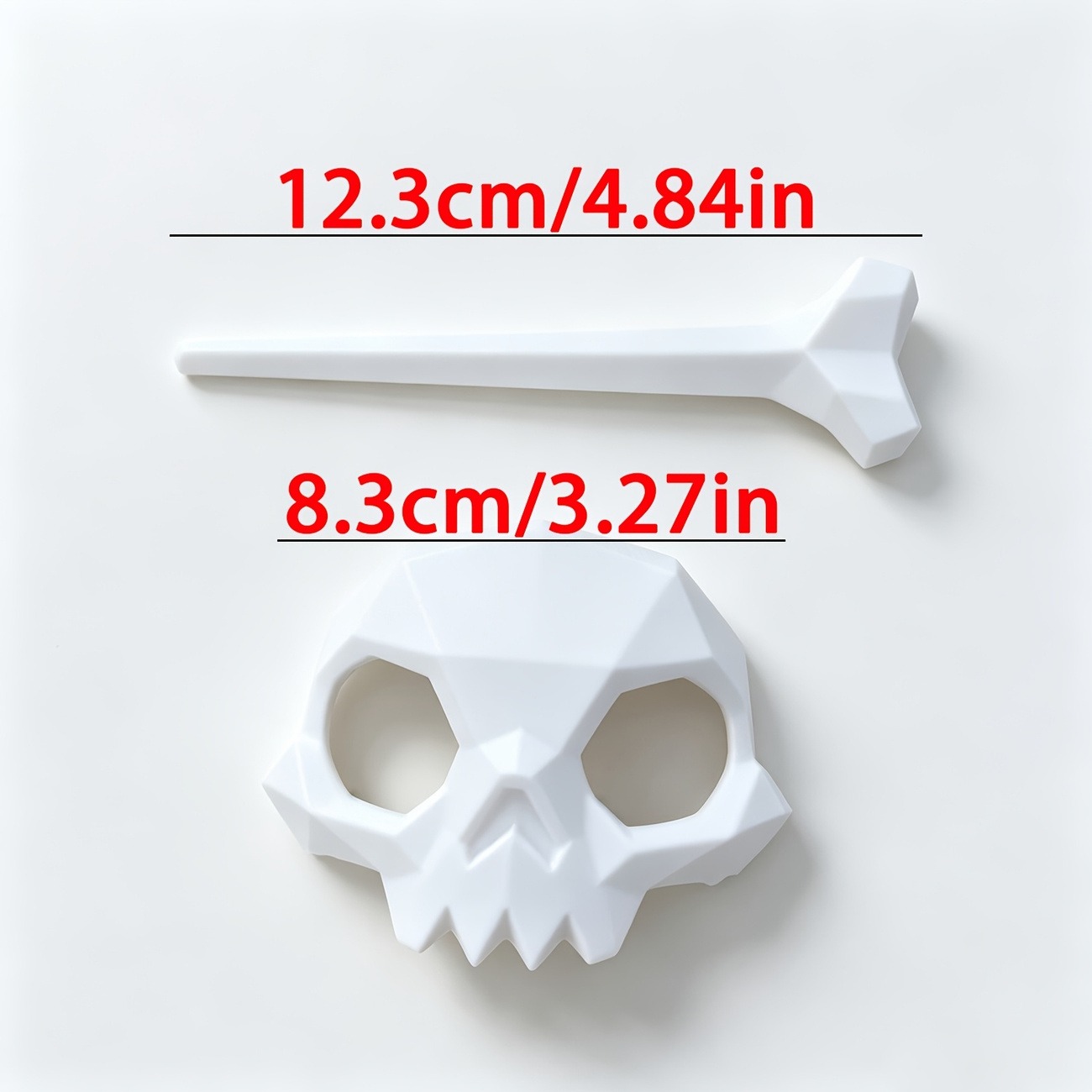 Gothic Skull Hair Clip – Punk Halloween Hair Accessory - Image 6