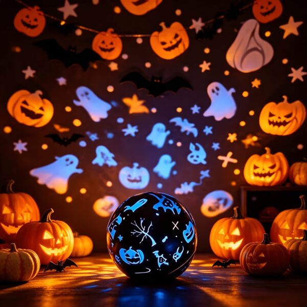 Halloween & Christmas Projection Night Light
