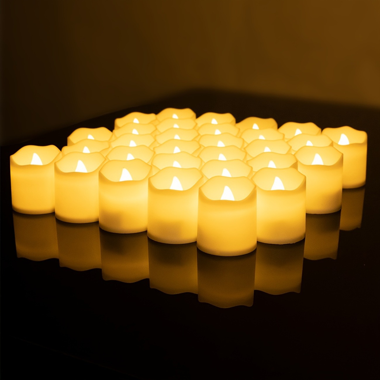 2-Pack LED Flameless Ripple Effect Candles - Image 5