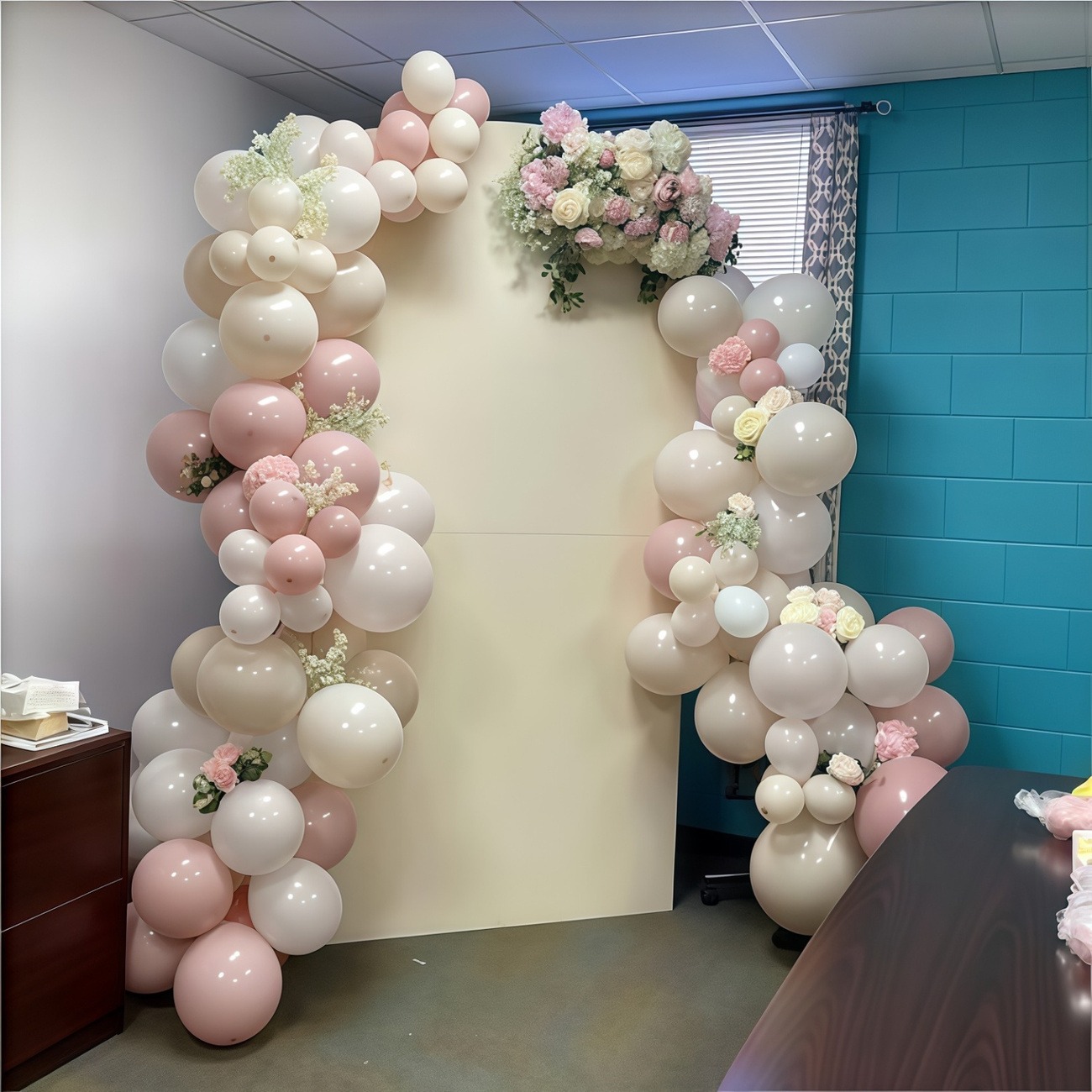 62PCS Nude Pink & Neutral Balloon Set - Image 4