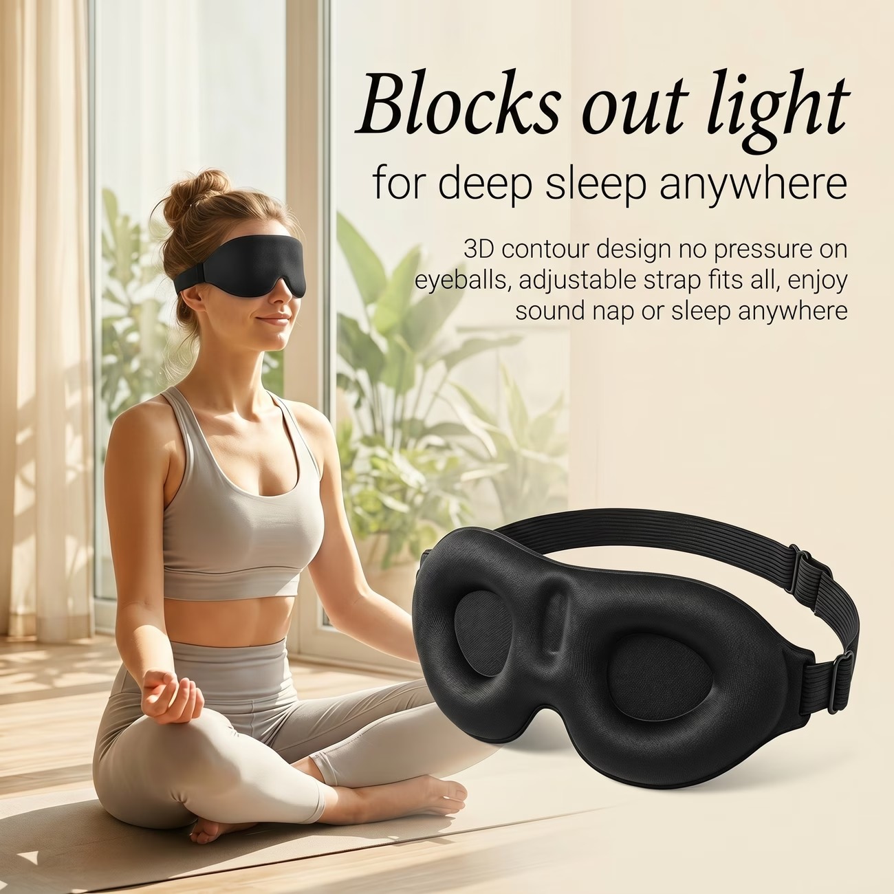 3D Contoured Sleep Mask - Image 3