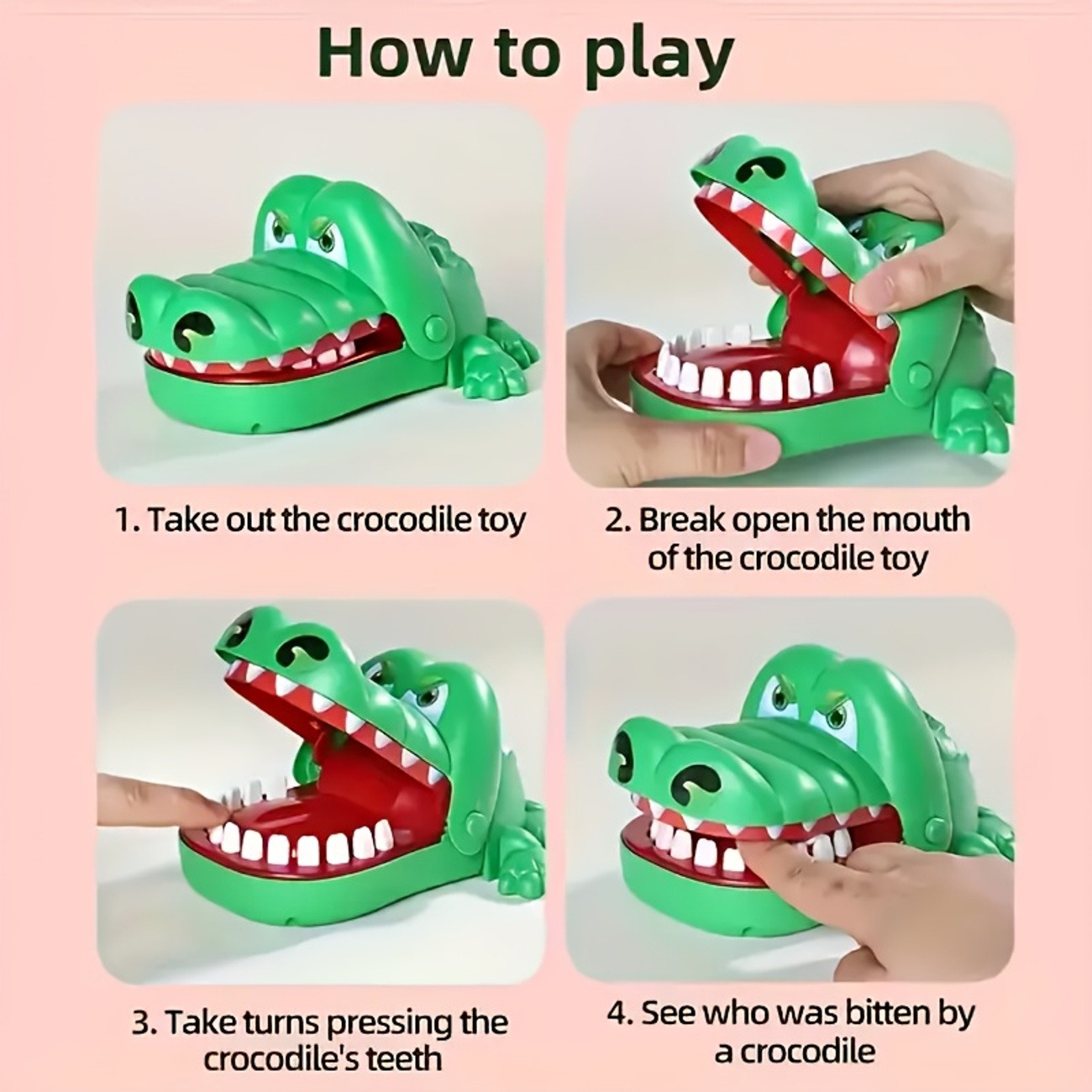 Crocodile Dentist Finger Biting Game Toy