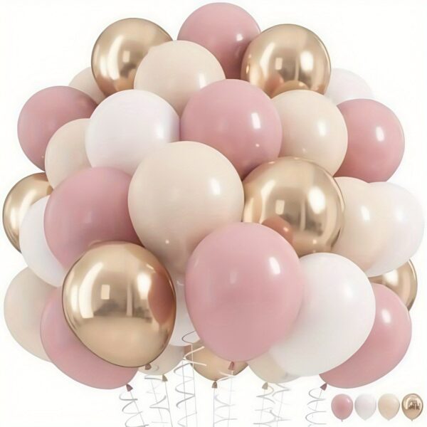 62PCS Nude Pink & Neutral Balloon Set