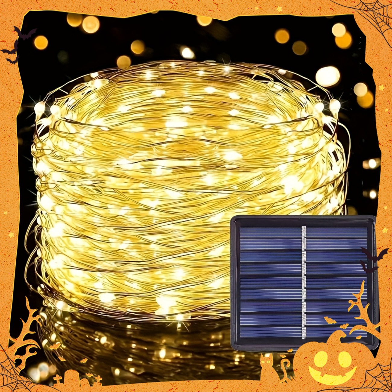 Solar LED Fairy String Lights