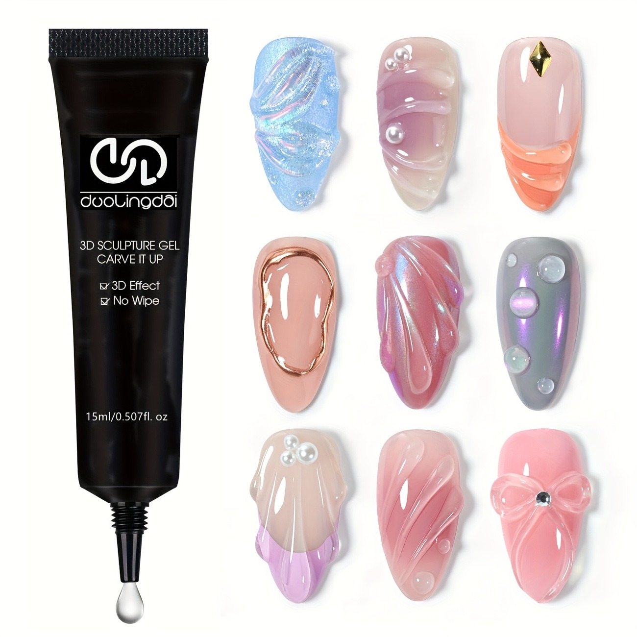 3D Nail Art Sculpting Gel 15ml - Image 4