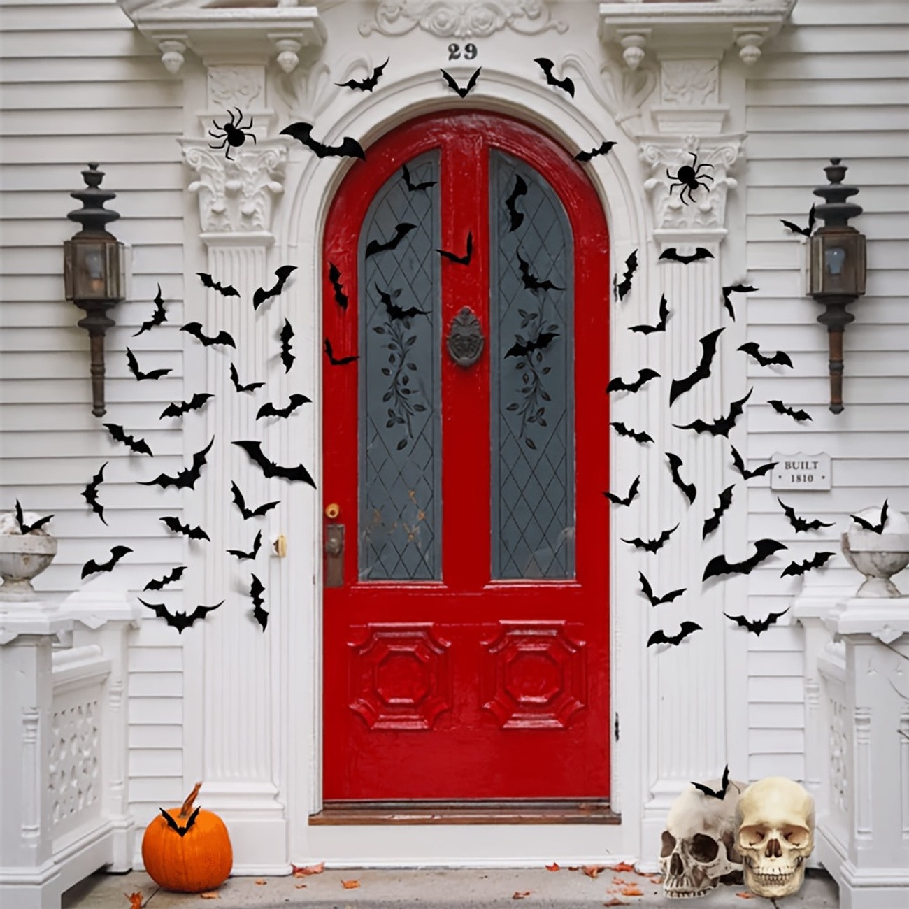 3D Black Bat Halloween Wall Decorations – 48/240pcs Set - Image 7