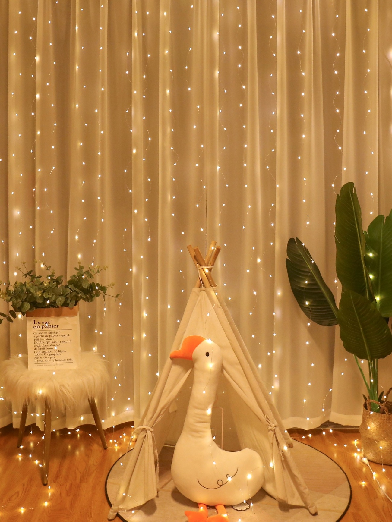 200 LED Curtain Fairy Lights – 6.56FT - Image 5