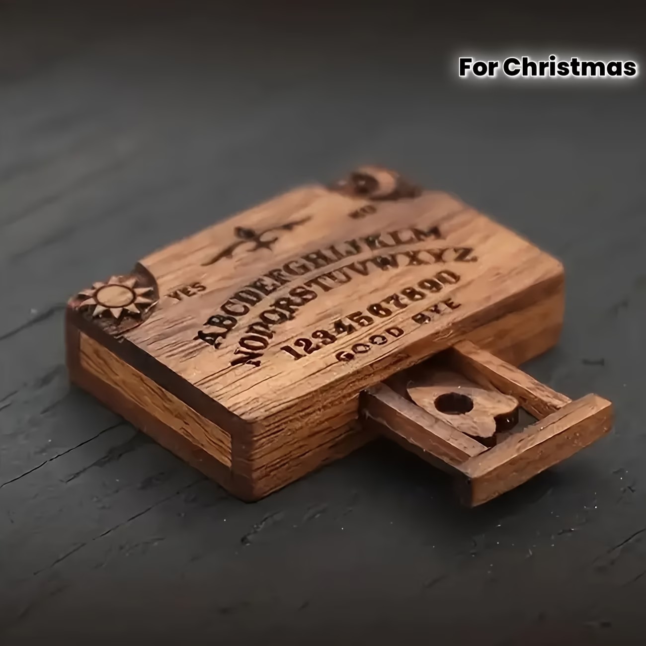 Mini Wooden Spirit Board with Drawer