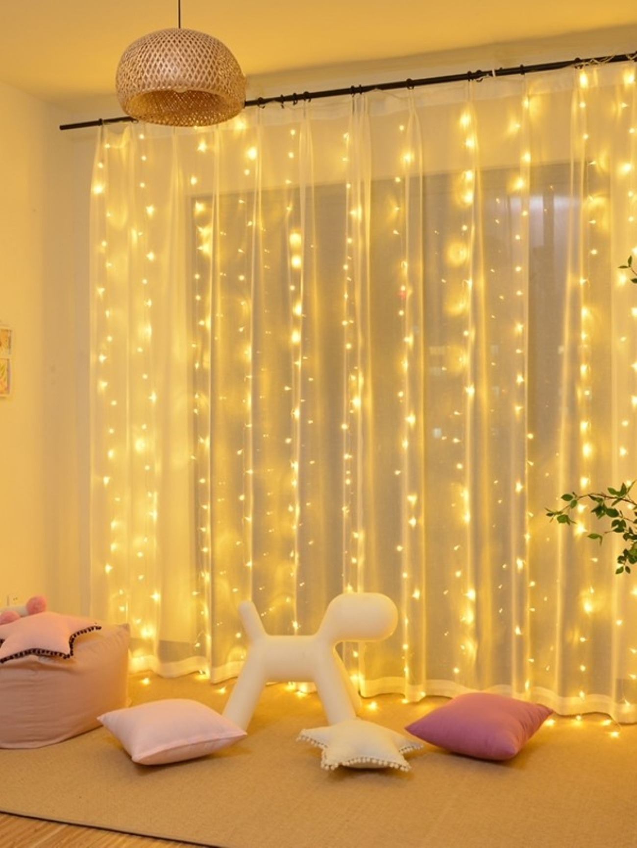 200 LED Curtain Fairy Lights – 6.56FT - Image 7