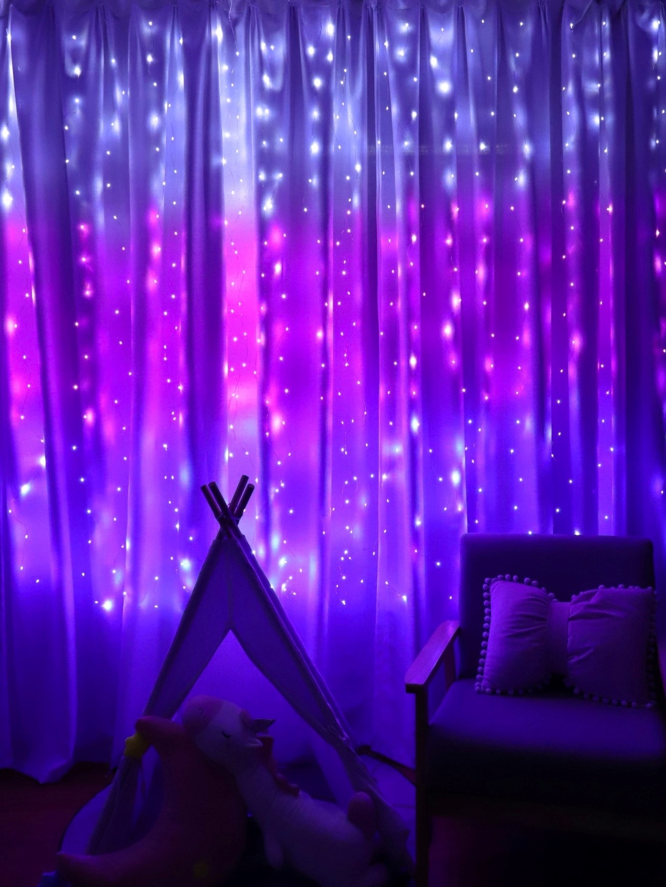 200 LED Curtain Fairy Lights – 6.56FT - Image 9
