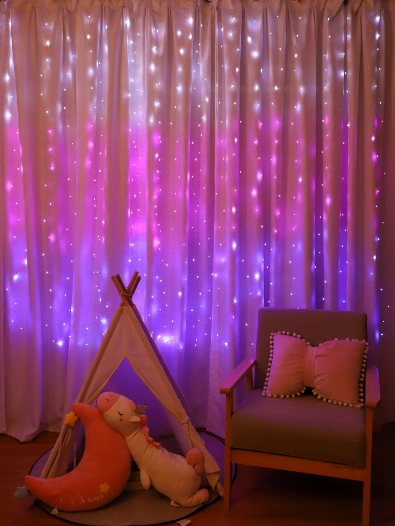200 LED Curtain Fairy Lights – 6.56FT - Image 10