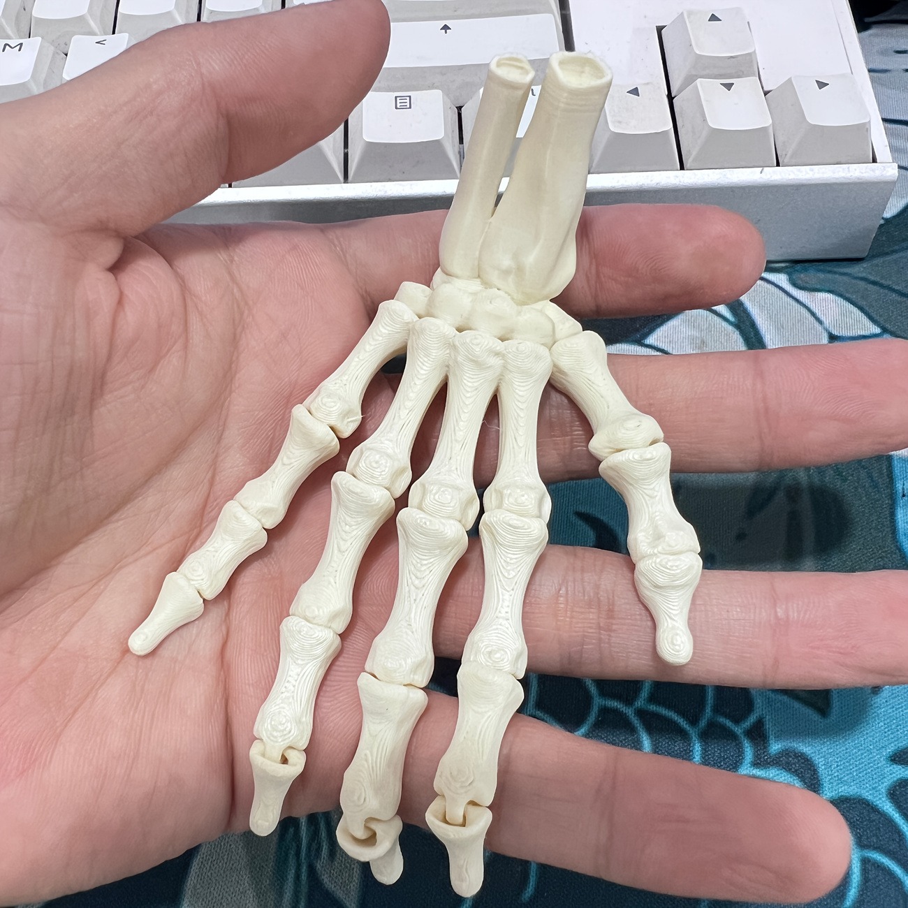 2-Piece 3D Printed Skeleton Hand Figurines - Image 9