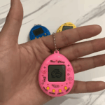 Retro Virtual Pet Keychain