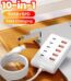 10 Port USB Power Strip 5 USB-A & 5 Type-C PD Fast Charging
