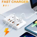 10 port USB power strip 5 USB-A & 5 Type-C PD fast charging, 1 unit - Image 3