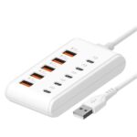 10 port USB power strip 5 USB-A & 5 Type-C PD fast charging, 1 unit - Image 4