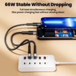 10 port USB power strip 5 USB-A & 5 Type-C PD fast charging, 1 unit - Image 9