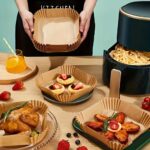 100pcs Non-Stick Air Fryer Parchment Paper