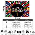 World cup 2026 soccer tapestry large flag banner, 1 unit - Image 4