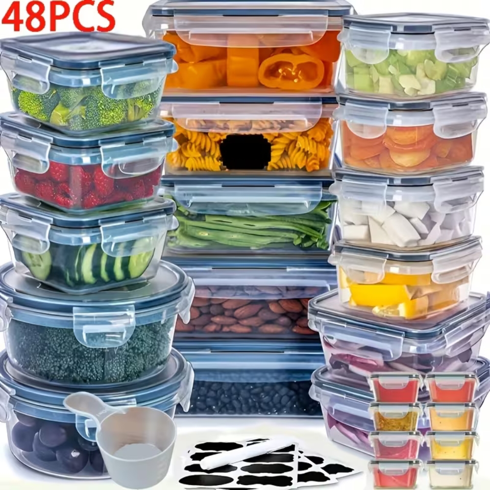 Food Storage Container (48 PCS) Set