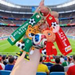 World cup soccer keychain set, 5 pack - Image 2