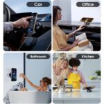 360° adjustable magnetic car phone holder, 1 unit - Image 4