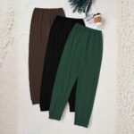 Women's casual drawstring waist pants, 1 unit - Image 2