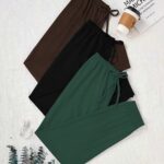 Women's casual drawstring waist pants, 1 unit - Image 4
