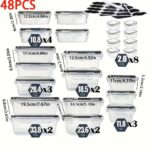 Food storage container set, 48 piece set - Image 5
